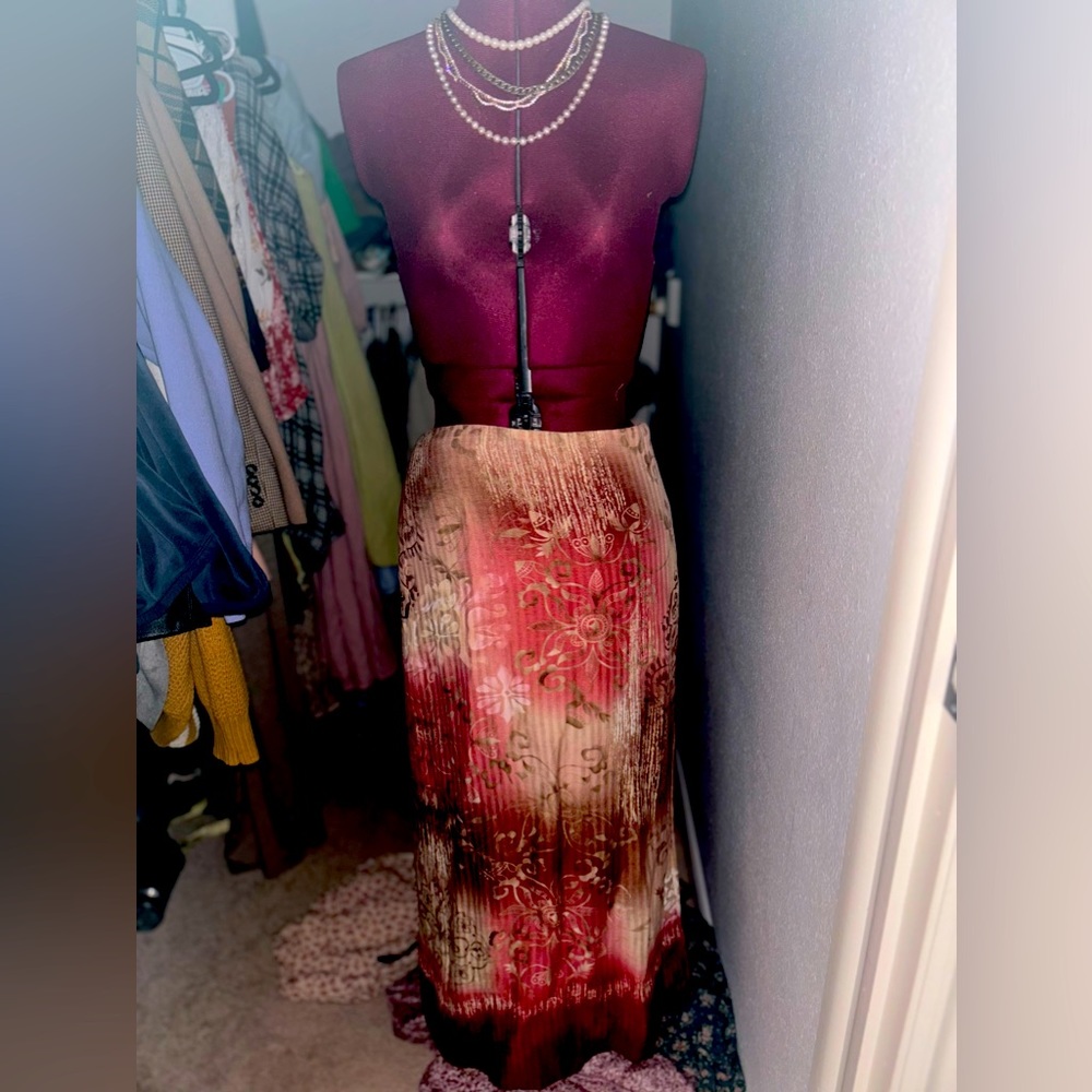 Boho wrap skirt